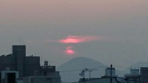 夕日１